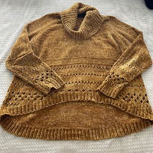 Chenille Cowl Neck Sweater